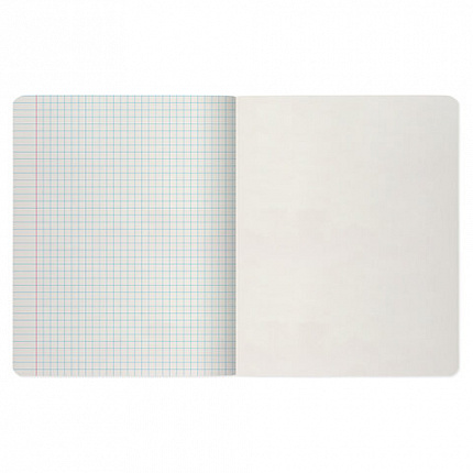 Тетрадь А5 96 л. АЛЬТ скоба, клетка, гибридный лак, "Coffe time" (5 видов), 7-96-1160