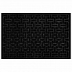 Коврик придверный 60х90 см, ЧЕРНЫЙ, грязезащитный, 430 г/м2, фактурный рисунок АЛМАЗ, ЛЮБАША, 701054