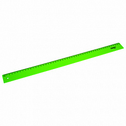 Линейка пластиковая 50 см ПИФАГОР, неоновая, ассорти, 210845