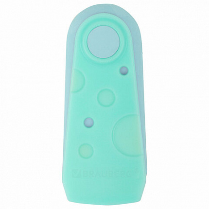 Ластик BRAUBERG "ULTRA PASTEL", 57х24х15 мм, пастельные цвета ассорти, бирюзовый пластиковый держатель, 272688