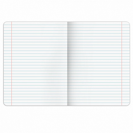 Тетрадь предметная PIGMENT 48 л., глянцевый УФ-лак, РУССКИЙ ЯЗЫК, линия, подсказ, BRAUBERG, 404767