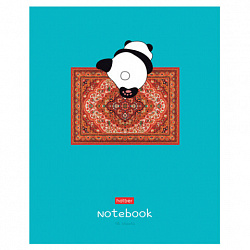 Тетрадь А5 48 л., HATBER скоба, клетка, обложка картон, "На ковре" (микс в спайке), 088375, 48Т5В1