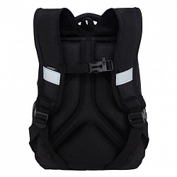 Ранец GRIZZLY анатомическая спинка, облегченный, 1 отделение, для девочек, "UNIQUE", 37х26х16 см, RAw-496-1/2