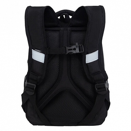 Ранец GRIZZLY анатомическая спинка, облегченный, 1 отделение, для девочек, "UNIQUE", 37х26х16 см, RAw-496-1/2