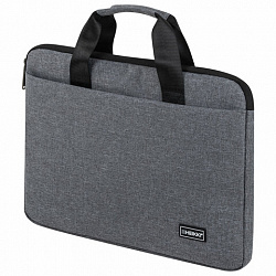 Сумка портфель HEIKKI ULTRA (ХЕЙКИ) с отд. для ноутбука 15,6", Dusky, темно-серая, 28х39х3 см, 272608