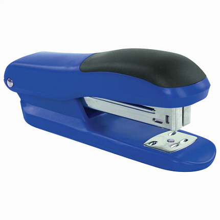 Степлер №24/6, 26/6 BRAUBERG "SX-39", до 25 листов, синий, 228591