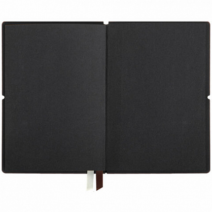 Блокнот МАЛЫЙ ФОРМАТ (100х150 мм) А6, BRAUBERG "Western", 128 л., гладкий кожзам, резинка, клетка, коричневый, 125241