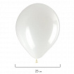 Шары воздушные ЗОЛОТАЯ СКАЗКА, 10" (25 см), КОМПЛЕКТ 50 штук, белые, пакет, 105000