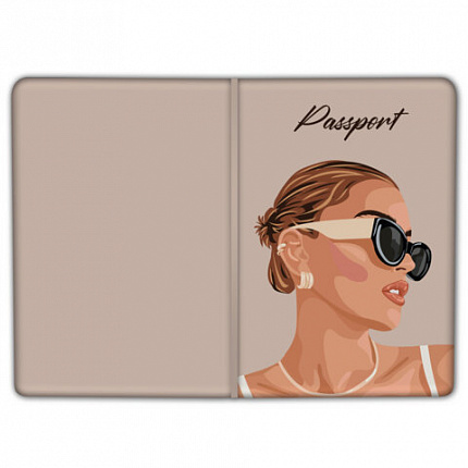 Обложка для паспорта "Cool Mix", 10 дизайнов ассорти, цветной принт, ПВХ, STAFF, 238340