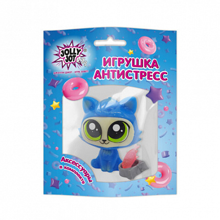 Фигурка антистресс "Питомцы с аксессуарами" 6 см, ассорти 8 видов, JOLLY JOT (ДЖОЛЛИ ДЖОТ), 666186