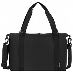 Сумка спортивная HEIKKI QUICK MOVE (ХЕЙКИ), карман на молнии, багажная лента, черная, 41х32х15 см, 273880