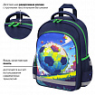 Рюкзак ПИФАГОР SCHOOL, 1 отделение, 3 кармана, "Football match", 38x28х14 см, 273171