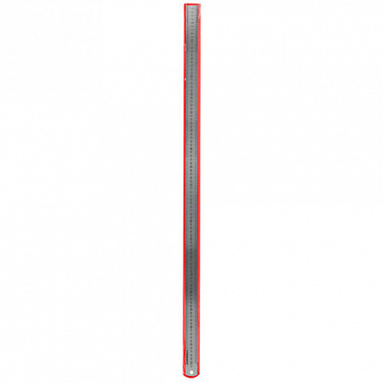 Линейка металлическая 100 см СУПЕРПРОЧНАЯ, ПВХ-чехол, ГРАНДМАСТЕР, 210815