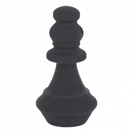 Ластики фигурные ЮНЛАНДИЯ "Шахматы" НАБОР 6 шт., черно-белые, 229593.