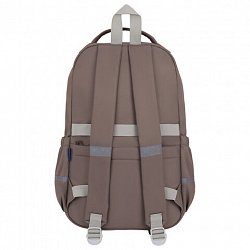 Рюкзак BRAUBERG STYLE, 2 отделения, 4 кармана, "Brown checks", коричневый, 40х26х15 см, 274412