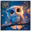 Календарь настенный перекидной 2027 г., BRAUBERG, 12 листов, 21,4х42,8 см, МИНИ, "Magic animals", 118431