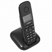 Радиотелефон GIGASET A170, память 50 номеров, АОН, повтор, часы, черный, S30852-H2802-M2