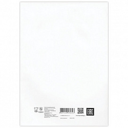 Папка для черчения А4, 210х297 мм, 24 л., 200 г/м2, без рамки, ватман ГОЗНАК СПБФ, 3с62