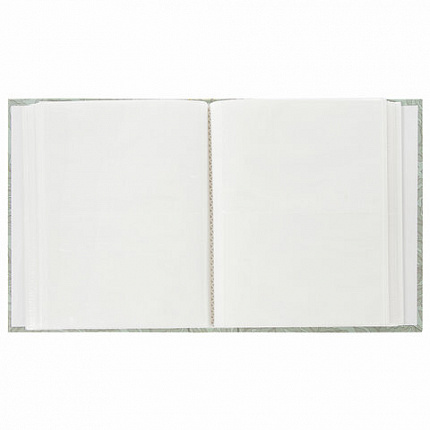 Фотоальбом BRAUBERG "Папоротник" на 200 фото 10х15 см, твердая обложка, термосварка, 391171