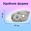 Корректирующая лента BRAUBERG BLACK&WHITE, 5 мм х 8 м, корпус черный тонированный, механизм перемотки, блистер, 227800
