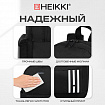 Рюкзак HEIKKI ENERGETIC (ХЕЙКИ) универсальный, эргономичный, "Strips", черный, 43х30х16 см, 273860