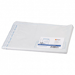 Конверт-пакеты ПОЛИЭТИЛЕН B3 (360х500 мм) до 500 л., отрывная лента, "Куда-Кому", КОМПЛЕКТ 10 шт., 11007.10