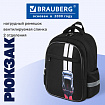 Рюкзак BRAUBERG FAVOUR, 2 отделения, 3 кармана, "Полоса разгона", 40х29х15 см, 274434