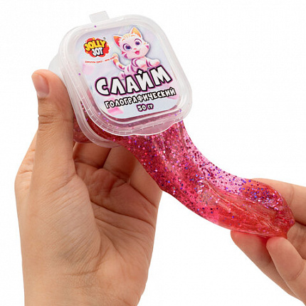 Слайм МИКС, 50 г, АССОРТИ, 8 видов, JOLLY JOT (ДЖОЛЛИ ДЖОТ), 667320
