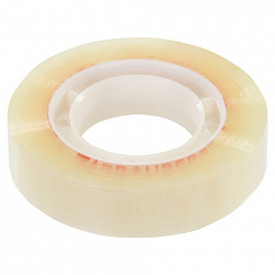 Клейкие ленты 12 мм х 33 м канцелярские BRAUBERG, КОМПЛЕКТ 4 шт., прозрачные, гарантированная длина, 228761