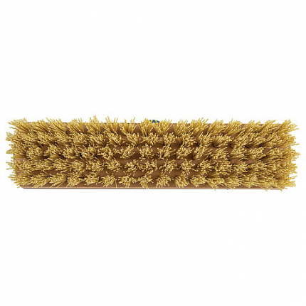 Щетка для уборки шробер (скраббер) ширина 23 см, щетина 2,5 см, деревянная, крепление еврорезьба, YORK, 300