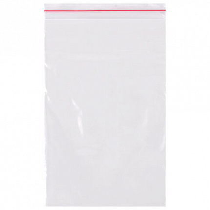 Пакеты "зиплок" zip lock ПРОЧНЫЕ, комплект 100 шт., 80х120 мм, ПВД, 60 мкм., BRAUBERG, 703076