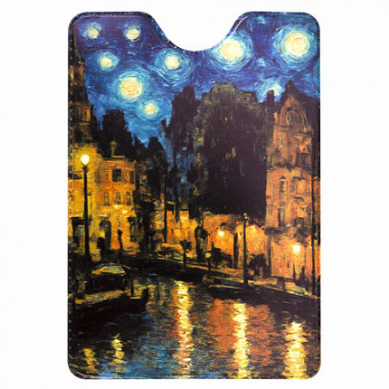 Обложка-карман для карт и пропусков с вырезом "Cool Mix", 95х65 мм, 10 дизайнов ассорти, ПВХ, STAFF, 238878