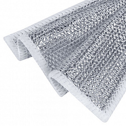 Тряпки-салфетки металлические, сетка-скрабер, 20х20 см, КОМПЛЕКТ 10 штук, для мытья посуды и уборки, не оставляет царапин, LAIMA, 700065