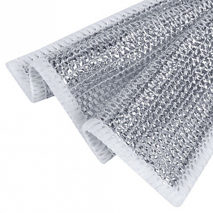 Тряпки-салфетки металлические, сетка-скрабер, 20х20 см, КОМПЛЕКТ 10 штук, для мытья посуды и уборки, не оставляет царапин, LAIMA, 700065