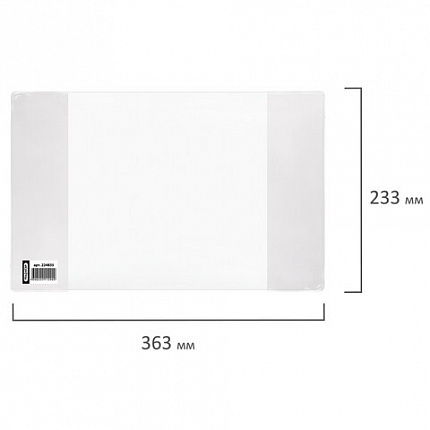 Обложка ПВХ для дневника в жестком переплете и учебников для младших классов, ПИФАГОР, прозрачная, плотная, 120 мкм, 233х363 мм, 224835