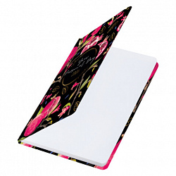 Ежедневник датированный 2026 с резинкой 145х203 мм, А5, BRAUBERG, твердый, фольга, "Гранаты", 117333