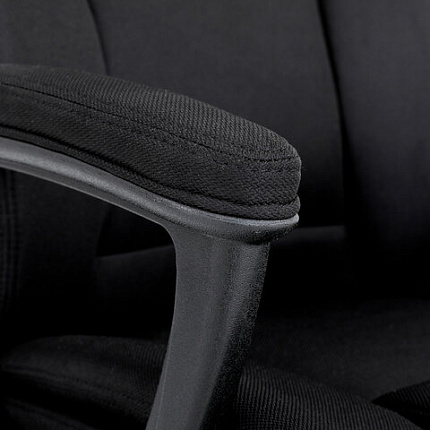 Кресло BRABIX PREMIUM "Adagio EX-551", ткань, пятилучие металл, черное, 532938