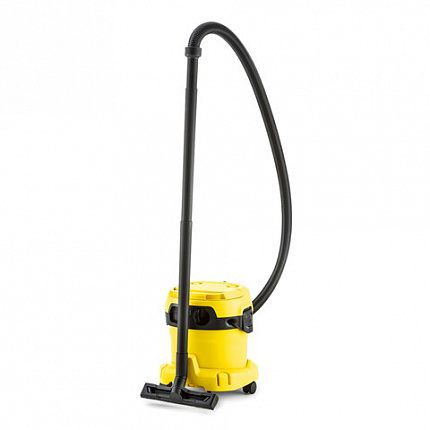 Пылесос хозяйственный KARCHER WD 2 Plus, мусоросборник 12л, мощность 1000 Вт, желтый,, 1.628-000.0