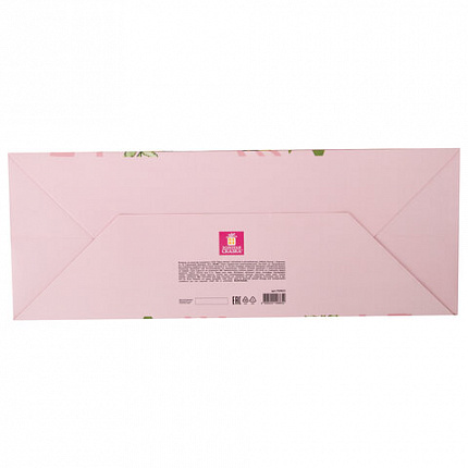 Пакет подарочный (1 штука) 33х13х45 см (XL), "Flower Mix", ассорти, глиттер, фольга, ЗОЛОТАЯ СКАЗКА, 700825