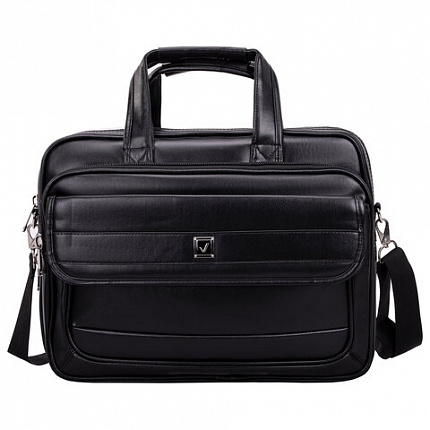 Сумка-портфель BRAUBERG с отделением для ноутбука 15-16", "Dandy", 2 отделения, экокожа, 41х31х15 см, 240511