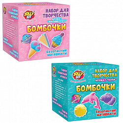 Бомбочка для ванны Набор для создания, 3 формы, 3 цв АССОРТИ, 2 вида, JOLLY JOT (ДЖОЛЛИ ДЖОТ), 665984