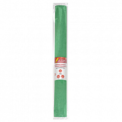 Бумага гофрированная/креповая, 110 г/м2, 50х250 см, зеленая, ОСТРОВ СОКРОВИЩ, 129151