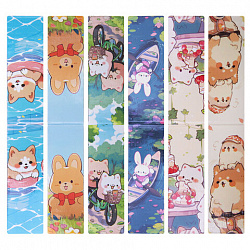 Закладки для книг МАГНИТНЫЕ, "GIRLS", комплект 12 штук, 60x20 мм, FUNSTER (ФАНСТЕР), 116654