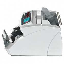 Счетчик банкнот MERTECH C-3000 WHITE, 1000 банкнот/мин, ИК, УФ детекция, фасовка, белый, 5517