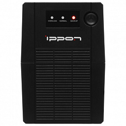 Источник бесперебойного питания IPPON Back Basic 650S New Euro, 650 ВА (360 Вт), 3 евророзетки, 2095134