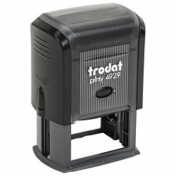 Оснастка для штампа, оттиск 50х30 мм, синий, TRODAT 4929 P3, корпус черный, подушка, 53063