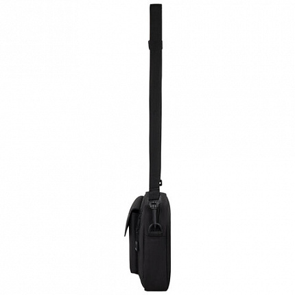 Сумка на плечо HEIKKI ATOM (ХЕЙКИ) два кармана, черная, 17х22х6 см, 272633