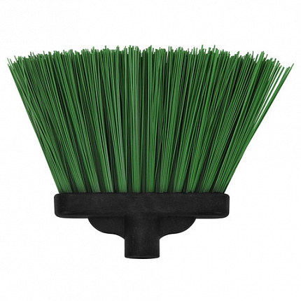 Метла синтетическая плоская "МИШЕЛЬ" ширина 24 см, высота 18,9 см, без черенка, еврорезьба, LAIMA EXPERT, 605370