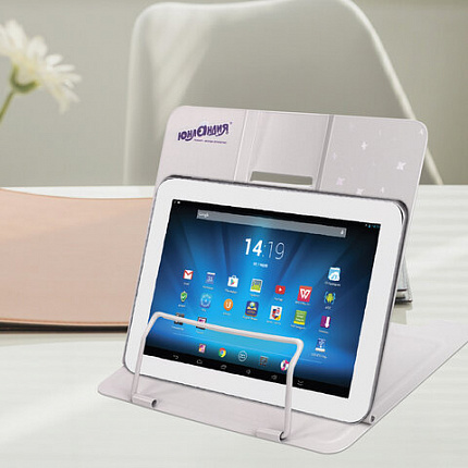 Подставка для книг и учебников ЮНЛАНДИЯ "Flower girl", регулируемый угол наклона, металл, 237578