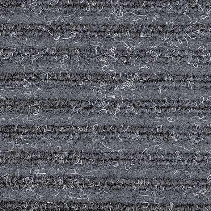 Коврик входной ворсовый влаго-грязезащитный 60х90 см, толщина 7 мм, ребристый, серый, LAIMA, 602867